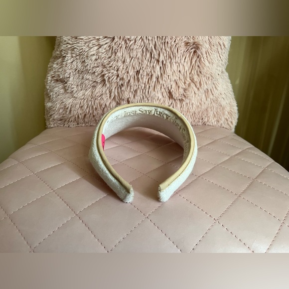 Juicy Couture VERY RARE Vintage NWOT Terry Cloth White Sun Visor 🤍 - Picture 4 of 5